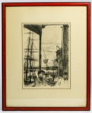 (After) James Abbott McNeill Whistler (American, 1834-1903) 'Rotherhithe' Etching