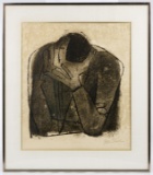 Ben Shahn (American, 1898-1969) 'Crying Man' Lithograph