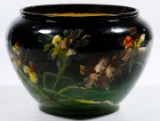 Montigny Sur Loring Hand Painted Pottery Jardiniere