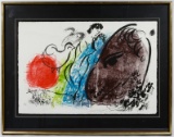 Marc Chagall (Russian / French, 1887-1985) 'Le Cheval Brun' Lithograph