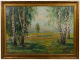 C. Alberty (American, 19th Century) Oil on Canvas