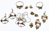 Black Hills Rose and Yellow Gold Jewelry Assortment