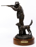 Cody Houston (American, b.1941) 'Steady to Wing and Shot' Bronze Statue