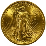 1915 $20 Gold Unc.