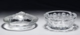 Lalique Crystal 'Lion' and 'Napsbury' Ash Receivers