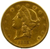 1885-S $20 Gold XF/AU