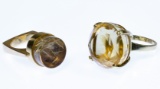 14k Gold and Semi-Precious Gemstone Rings