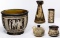 Weller Pottery Jardiniere and Vase Assortment
