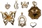 14k Gold and 9k Gold Pendant Assortment