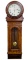 W & E Hird Barrow English Mahogany Wall Clock