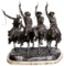 (After) Frederic Remington (American, 1861-1909) 'Coming Thru the Rye' Bronze Statue