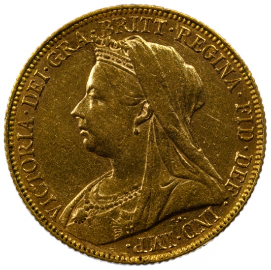 England: 1898 1/2 Gold Sovereign