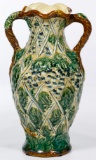 Majolica Pottery Vase