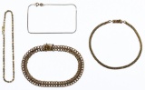 18k and 14k Gold Bracelet Assortment