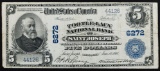 1902 $5 National Bank Note Charter #6272 F