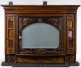 Victorian Carved Oak Wall Cabinet