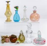 Art Glass Perfume Bottle Assortment