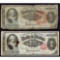 1886 and 1891 $1 Silver Certificates G/VG