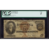 1880 $10 Silver Certificate G-4 PCGS
