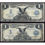 1899 $1 'Black Eagle' Silver Certificates VG