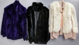 Three Fur and Leather Jackets