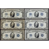 1934 $10 Silver Certificates F/VF