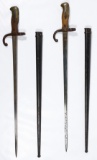 French Model 1874 Gras Bayonet and Scabbard Sets