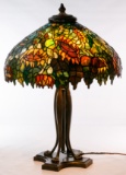 Tiffany Style 'Sunflower' Stained Glass Shade Table Lamp