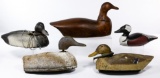 Carved Wood Duck Decoy Assortment