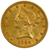 1894 $10 Gold AU