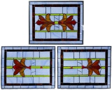 Stained Glass Window Panel Set