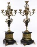 Neoclassical Candle Garnitures