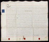 19th Century British Manuscript Document on Parchment