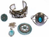 Native American Sterling Silver Jewelry Assortment