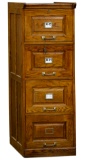 Oak File Cabinet