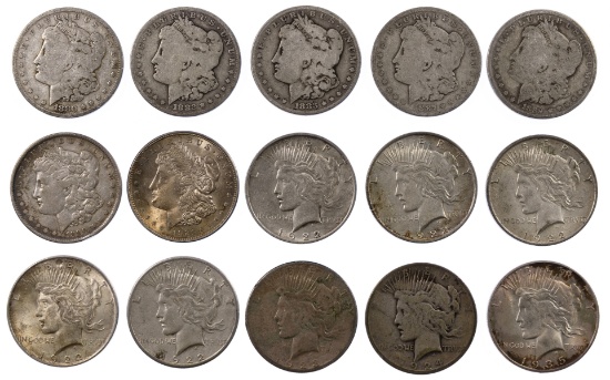 Morgan and Peace $1 Assortment