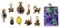 14k Gold Charm and Pendant Assortment