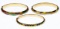 14k Gold and Enamel Hinged Bangle Bracelet Assortment