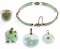 14k Gold and Jadeite Jade Jewelry Assortment