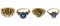 18k Gold and 10k Gold Ring Assortment