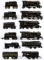 American Flyer Engine and Tender Model Train Assortment