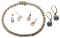 14k Gold and Cubic Zironcia Jewelry Assortment