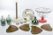 Mackenzie Childs Glass, Metal and Finial Assortment