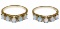 14k Gold, Opal and Diamond Rings
