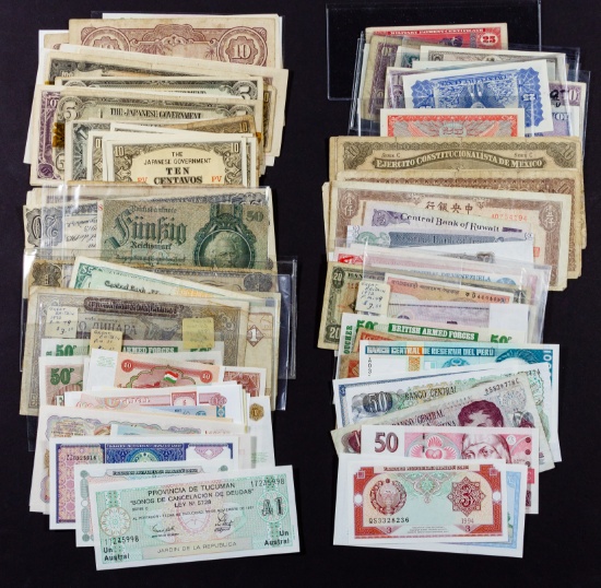 World: Currency and Military Payment Assortment