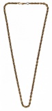 14k Gold Twisted Rope Necklace