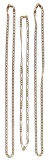 14k Gold Link Necklace Assortment