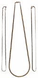 14k Tri-color Gold Necklaces
