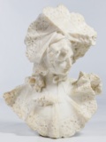 Unknown Artist (20th Century) Carved Marble Bust