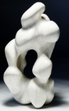 Carved Marble Abstract Form Statue